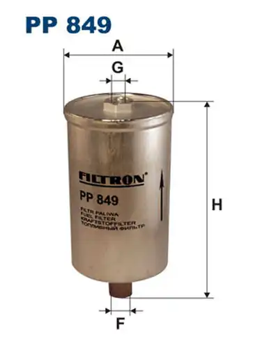 горивен филтър FILTRON PP 849