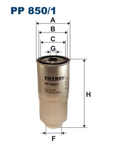 горивен филтър FILTRON PP 850/1