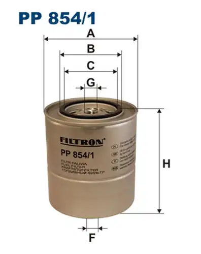 горивен филтър FILTRON PP 854/1