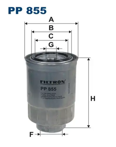 горивен филтър FILTRON PP 855