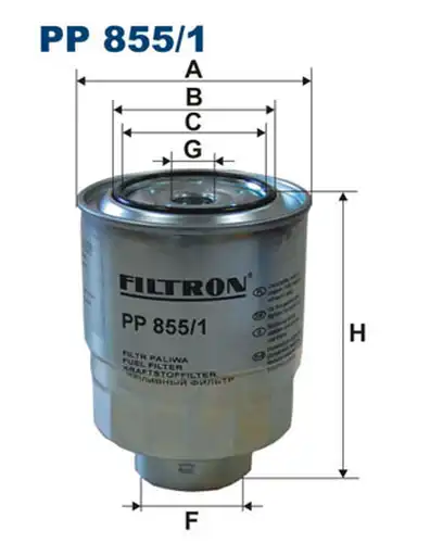 горивен филтър FILTRON PP 855/1