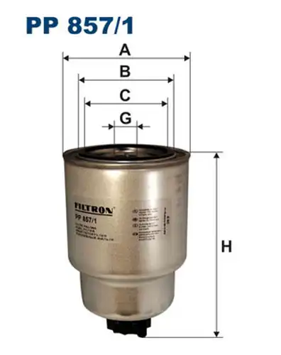 горивен филтър FILTRON PP 857/1