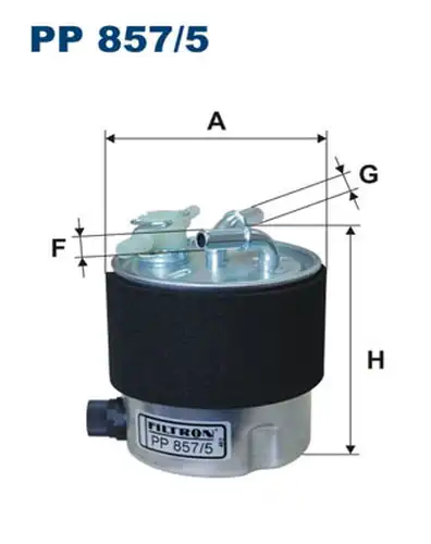 горивен филтър FILTRON PP 857/5