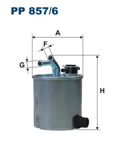 горивен филтър FILTRON PP 857/6