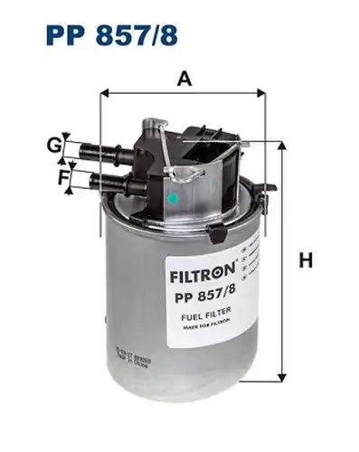 горивен филтър FILTRON PP 857/8