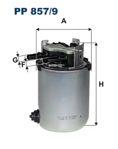 горивен филтър FILTRON PP 857/9