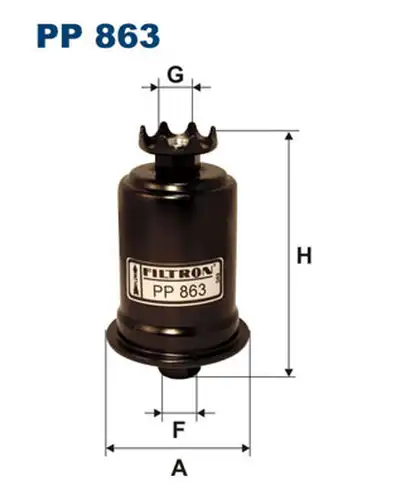 горивен филтър FILTRON PP 863