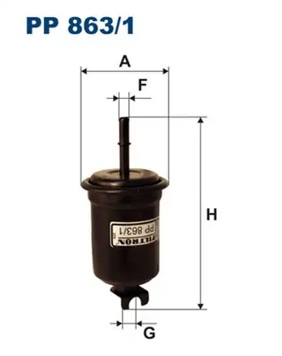 горивен филтър FILTRON PP 863/1