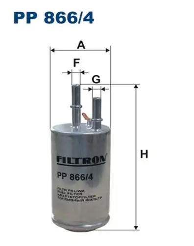 горивен филтър FILTRON PP 866/4