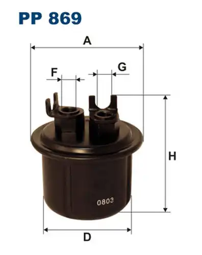 горивен филтър FILTRON PP 869