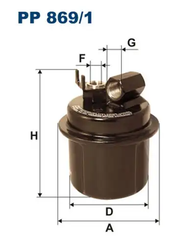 горивен филтър FILTRON PP 869/1