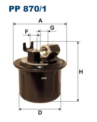 горивен филтър FILTRON PP 870/1