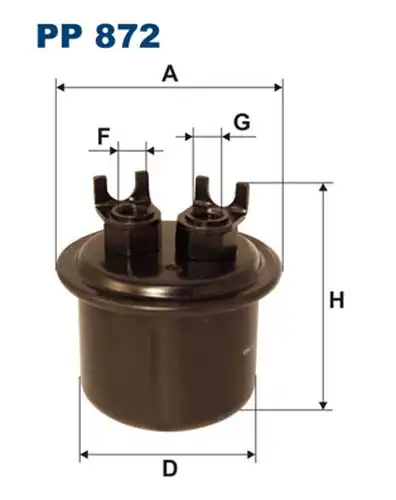 горивен филтър FILTRON PP 872