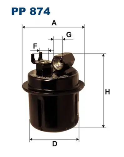 горивен филтър FILTRON PP 874