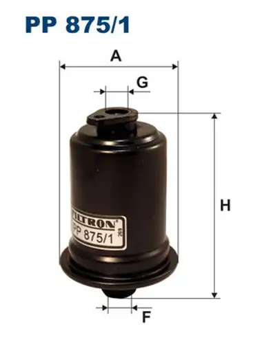 горивен филтър FILTRON PP 875/1