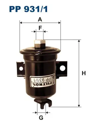 горивен филтър FILTRON PP 931/1