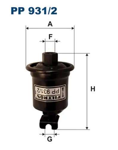 горивен филтър FILTRON PP 931/2