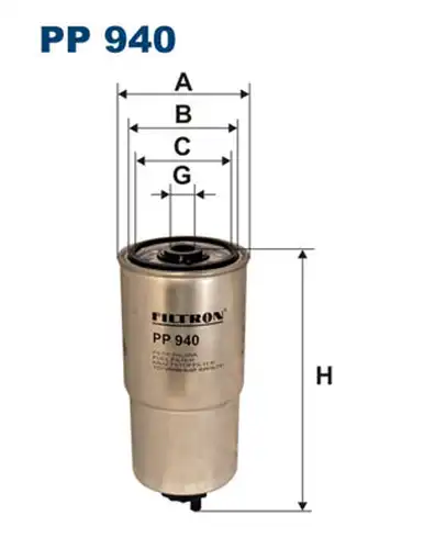 горивен филтър FILTRON PP 940