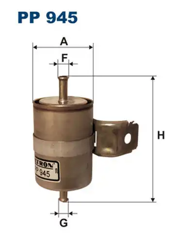 горивен филтър FILTRON PP 945