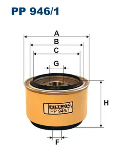 горивен филтър FILTRON PP 946/1