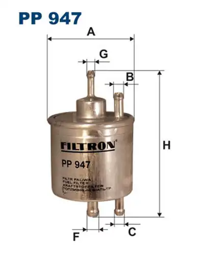 горивен филтър FILTRON PP 947