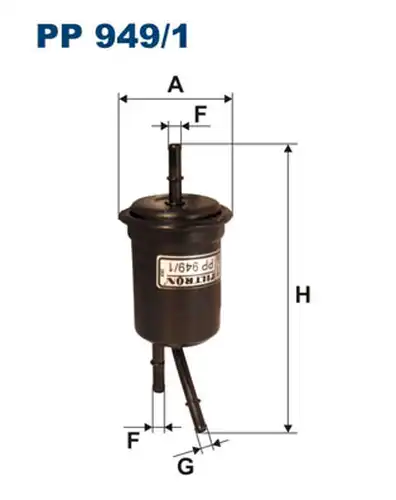 горивен филтър FILTRON PP 949/1