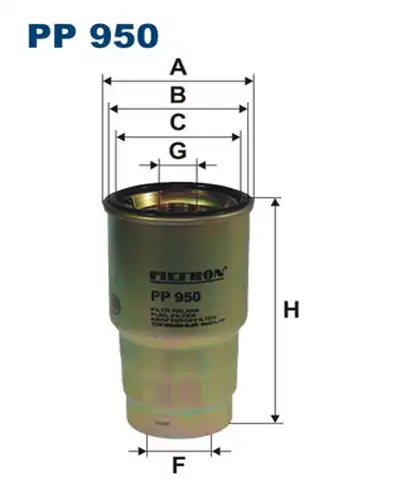 горивен филтър FILTRON PP 950