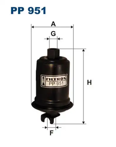 горивен филтър FILTRON PP 951