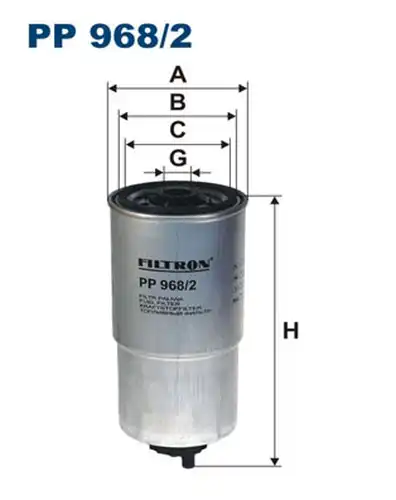 горивен филтър FILTRON PP 968/2