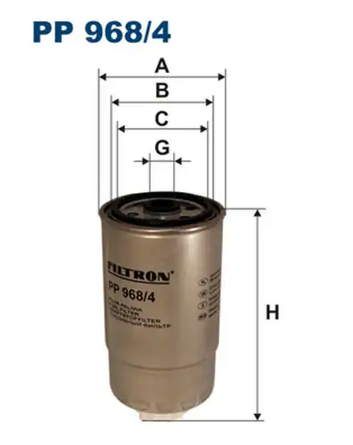 горивен филтър FILTRON PP 968/4