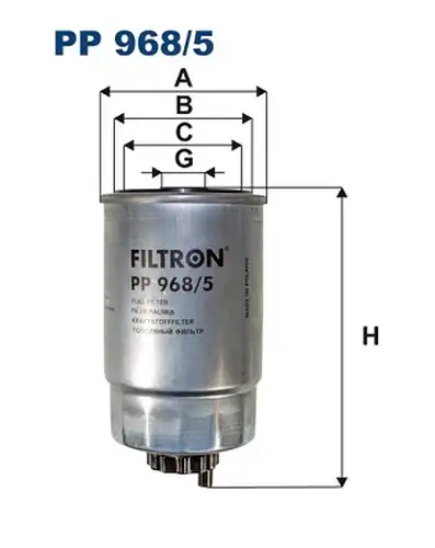 горивен филтър FILTRON PP 968/5