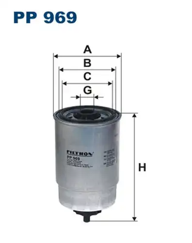 горивен филтър FILTRON PP 969