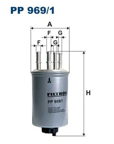 горивен филтър FILTRON PP 969/1