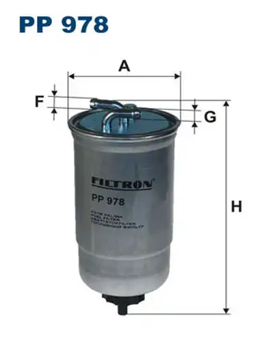 горивен филтър FILTRON PP 978