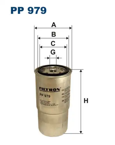 горивен филтър FILTRON PP 979