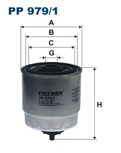 горивен филтър FILTRON PP 979/1