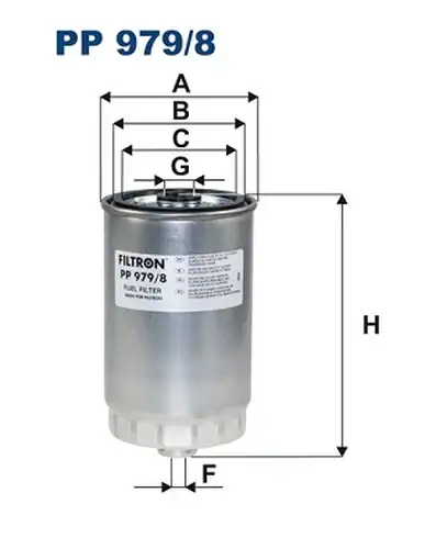 горивен филтър FILTRON PP 979/8