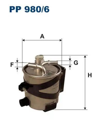 горивен филтър FILTRON PP 980/6