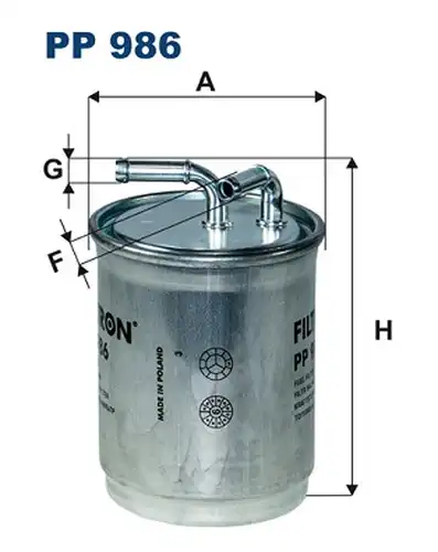 горивен филтър FILTRON PP 986