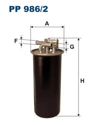 горивен филтър FILTRON PP 986/2