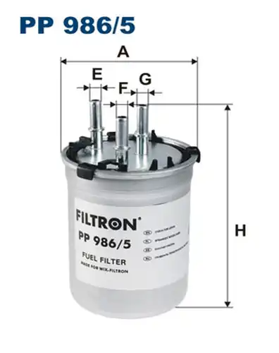 горивен филтър FILTRON PP 986/5