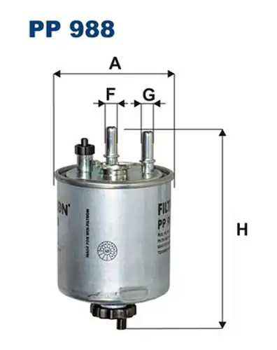 горивен филтър FILTRON PP 988