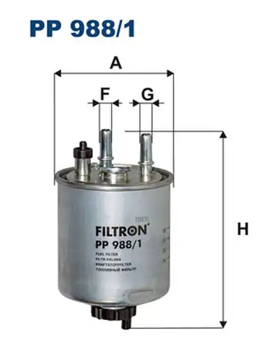 горивен филтър FILTRON PP 988/1