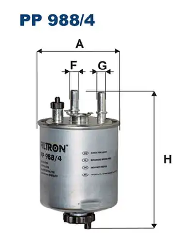 горивен филтър FILTRON PP 988/4