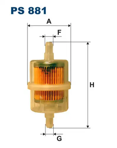 горивен филтър FILTRON PS 881