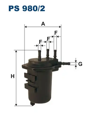 горивен филтър FILTRON PS 980/2