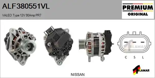 генератор FLAMAR ALF380551VL