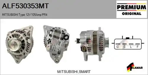 генератор FLAMAR ALF530353MT