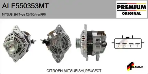 генератор FLAMAR ALF550353MT