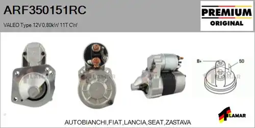 стартер FLAMAR ARF350151RC